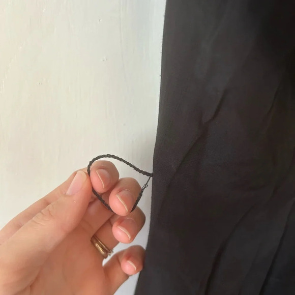 Prologue Black Button Down Short Sleeve Dress Size S - Picture 6 of 10